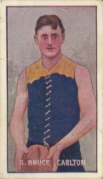 1906-07 Sniders & Abrahams Australian Footballers - Victorian League Players Series C #NNO George Bruce Front